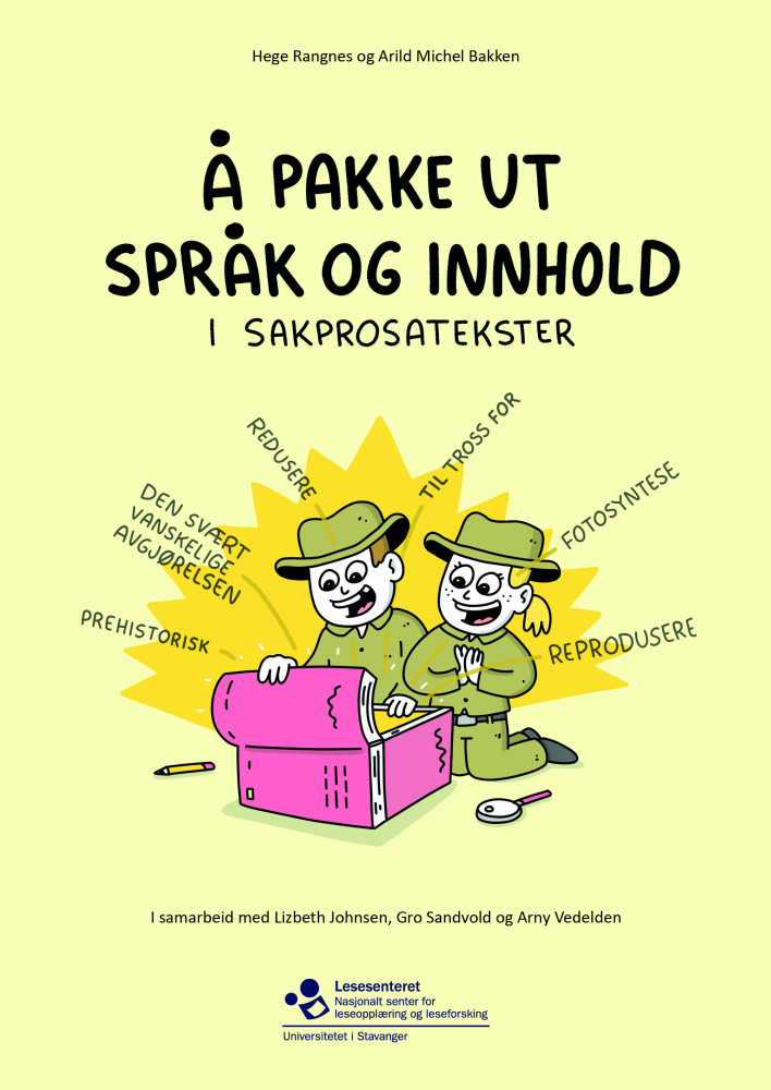 Bilde av  pakke ut sprk og innhold i sakprosatekster
